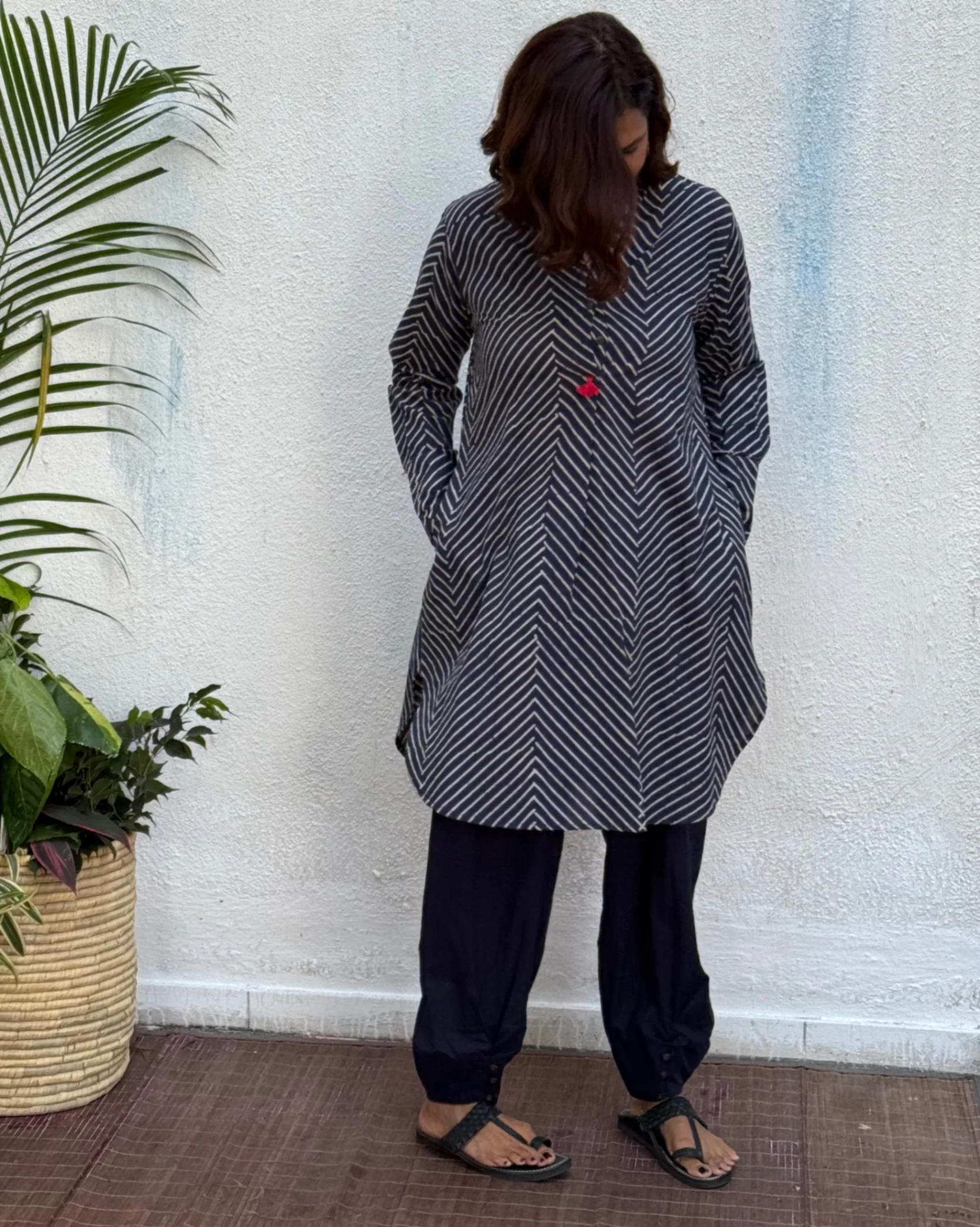Sumaira Block Printed Cotton Kurti - Image 5