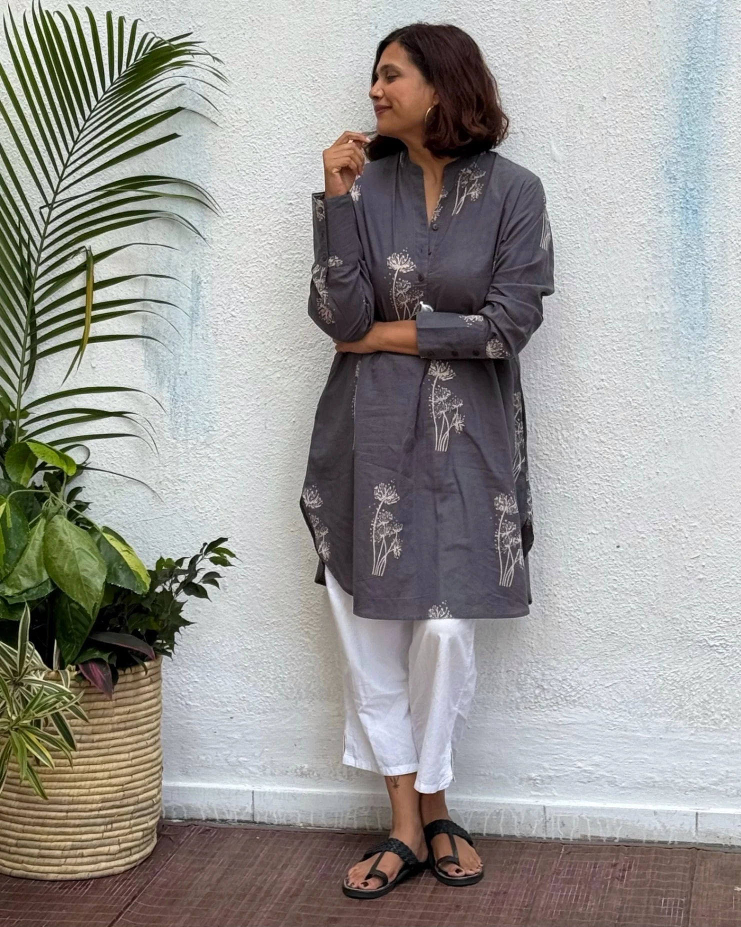 Tarini Block Printed Cotton Kurti - Image 2