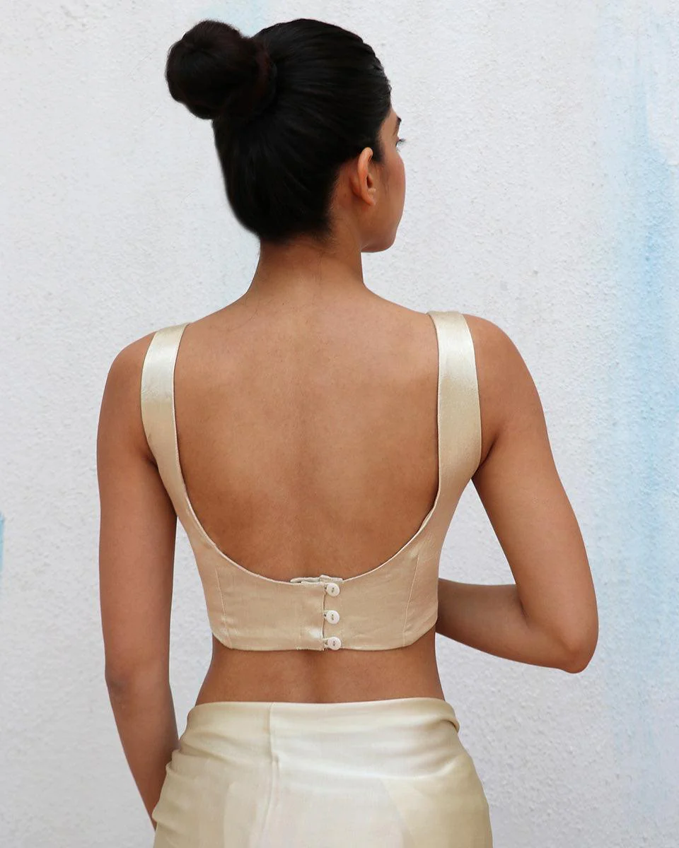 Tarni Mashru Silk Blouse - Image 4