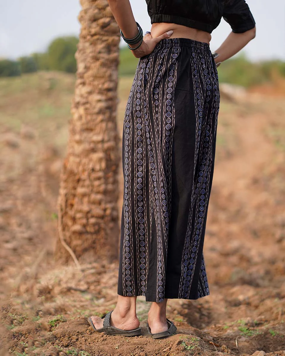 Wind Dance Blockprinted Cotton Pant-WWB - Image 5