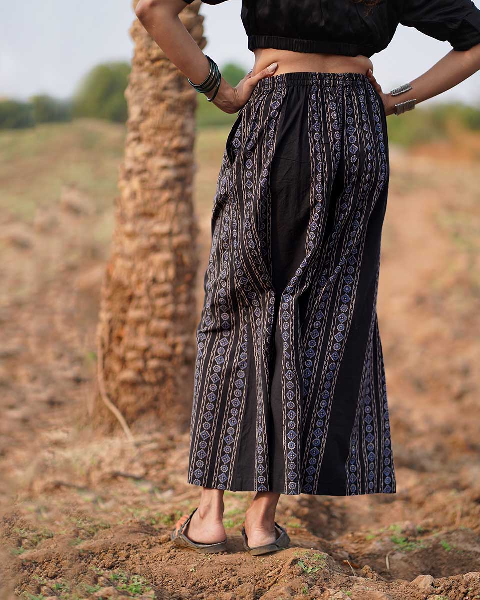Wind Dance Blockprinted Cotton Pant-WWB - Image 6