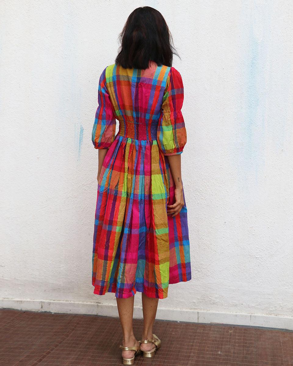 Zehra Handwoven Cotton Dress - Image 8